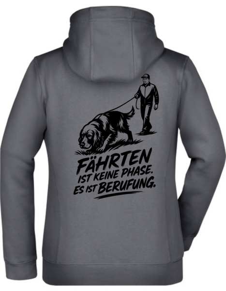 Doubleface Unisex Jacke mit Fährtenhund-Design/ Cocker-Spaniel